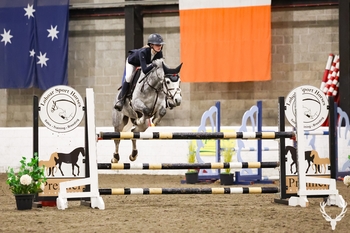 Lexie Wilkie & She’ll B Fine win the Scottish Branch JC Indoor Championship